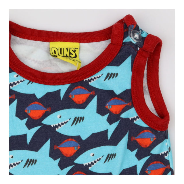 Romper blue shark