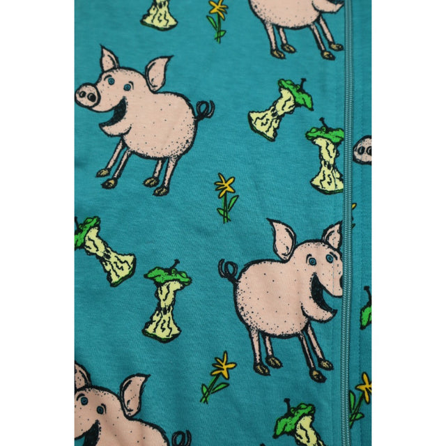 Sleepsuit blue pig