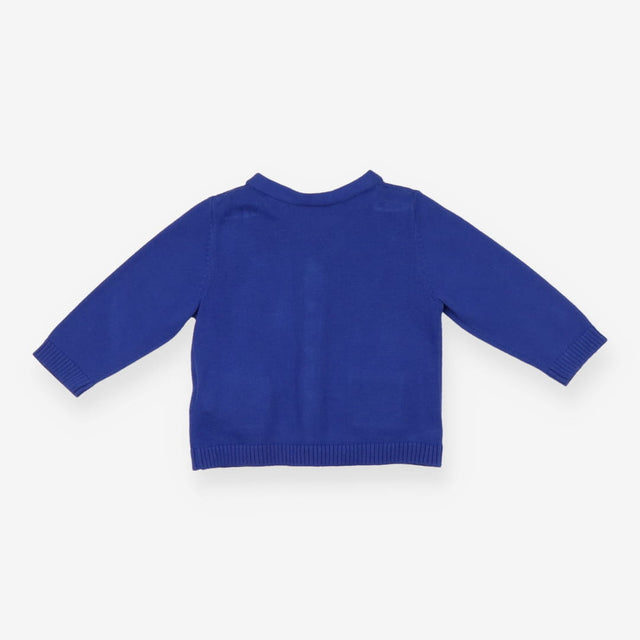 Royal blue knit cardigan