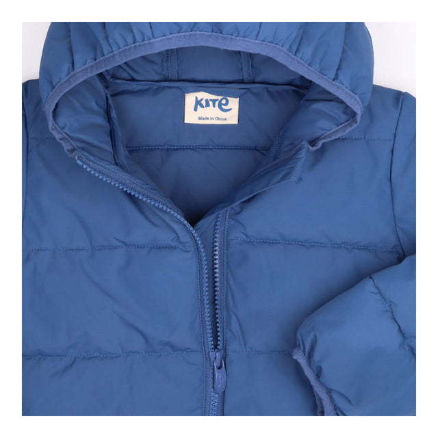 Coat puffer blue longline