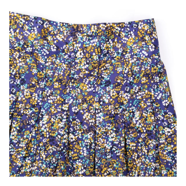 Skirt Floral Print Blue
