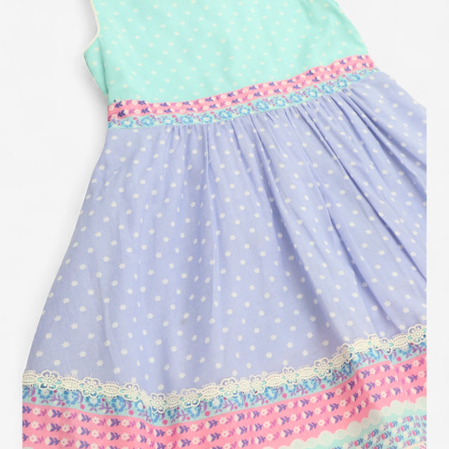 Dress Woven Sleeveless Lilac and Pastels