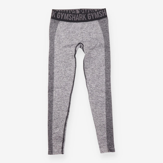 Leggings Grey Marl Logo Waistband Full Length Acti