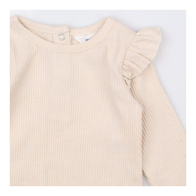 Mon Caramel Silver skirt and cream frill bodysuit