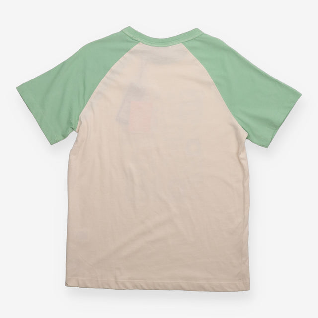 Cream and Green T-shirt
