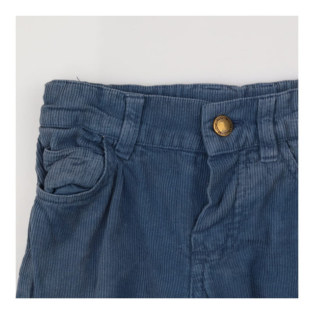 Navy Cords Green Lined