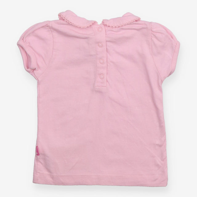 Collar Tee Short Sleeve Light Pink