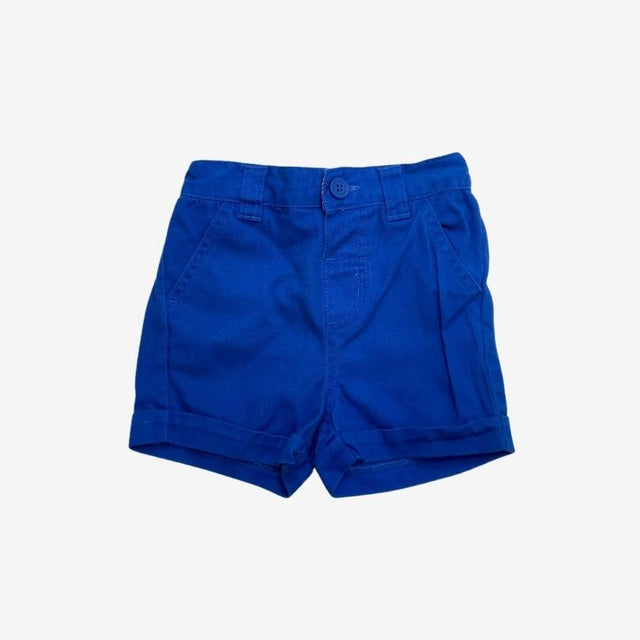 Blue Woven Shorts