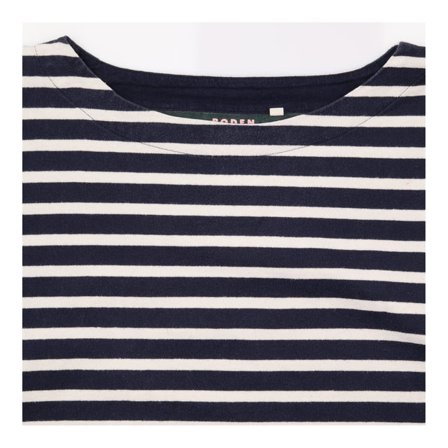 Cotton Breton Striped Long Sleeve Top
