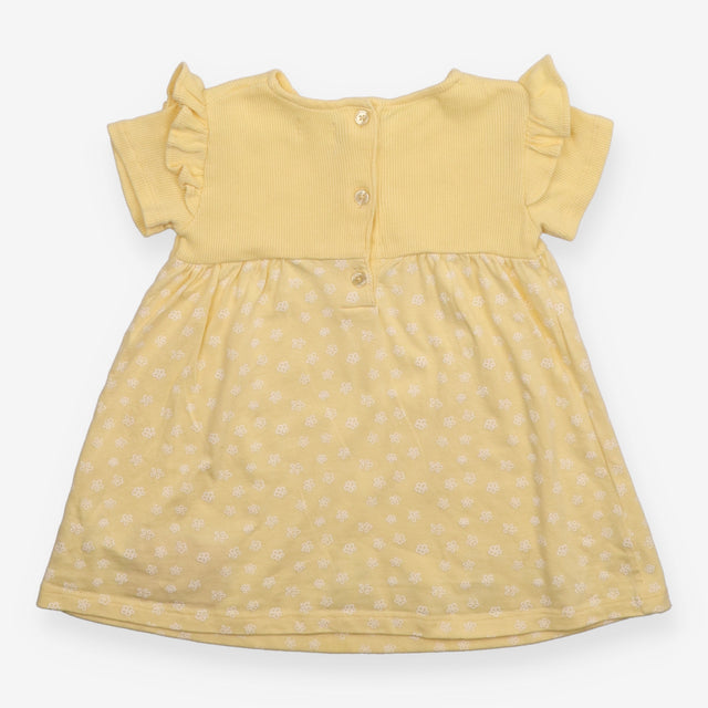 Dress Short Sleeve Yellow Easter Egg Hunt