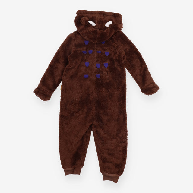 Onesie Gruffalo brown fur with hood