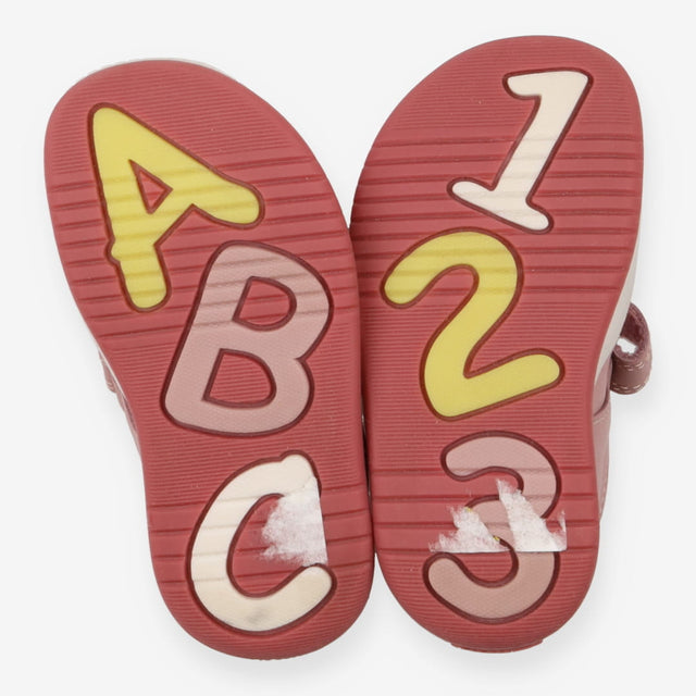 Pink Velcro Strap ABC
