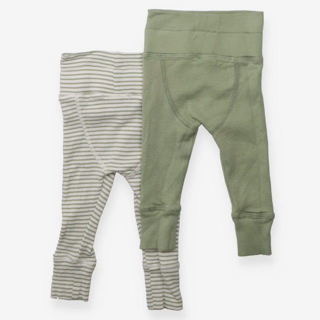Leggings green striped 2 Pack