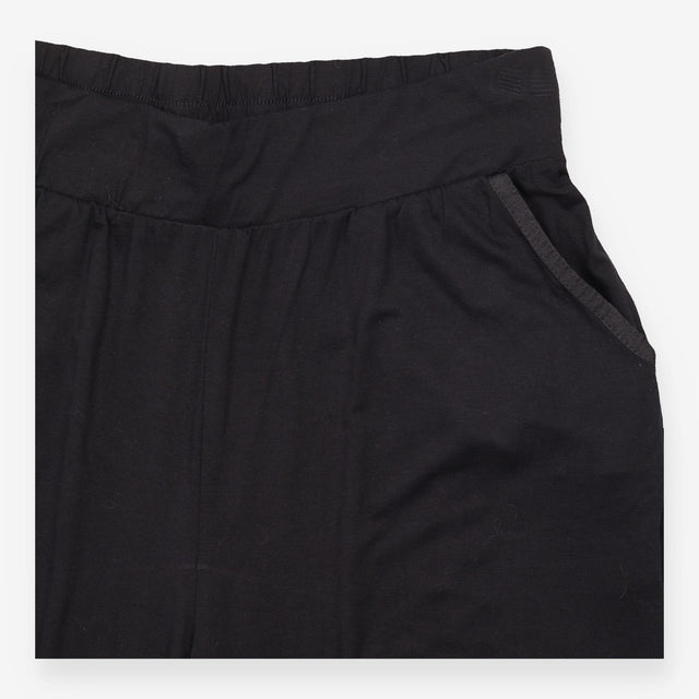 Trousers Wide Leg Elasticated Waist Black