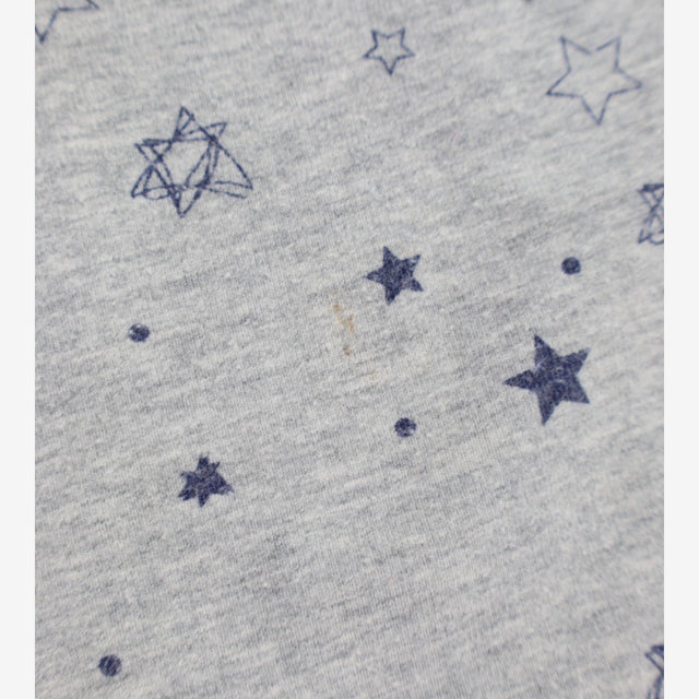 Long sleeve t-shirt grey rocket and planets