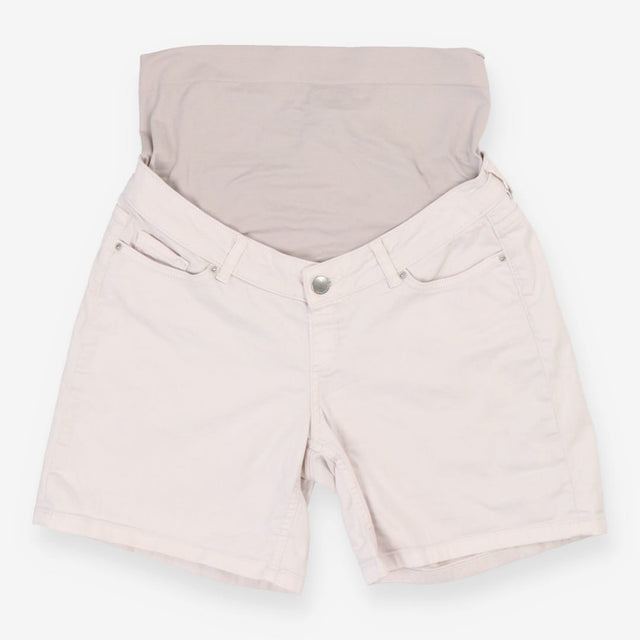 Maternity Denim Shorts - Stone