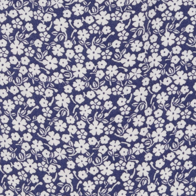 Blue Dress White Flowers