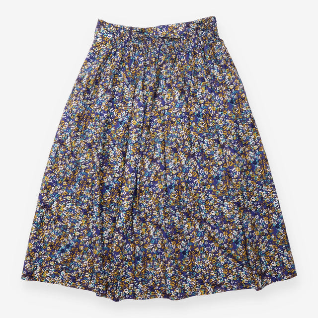 Skirt Floral Print Blue