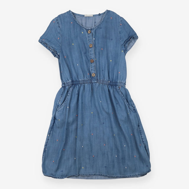 Blue Polka Dot Dress