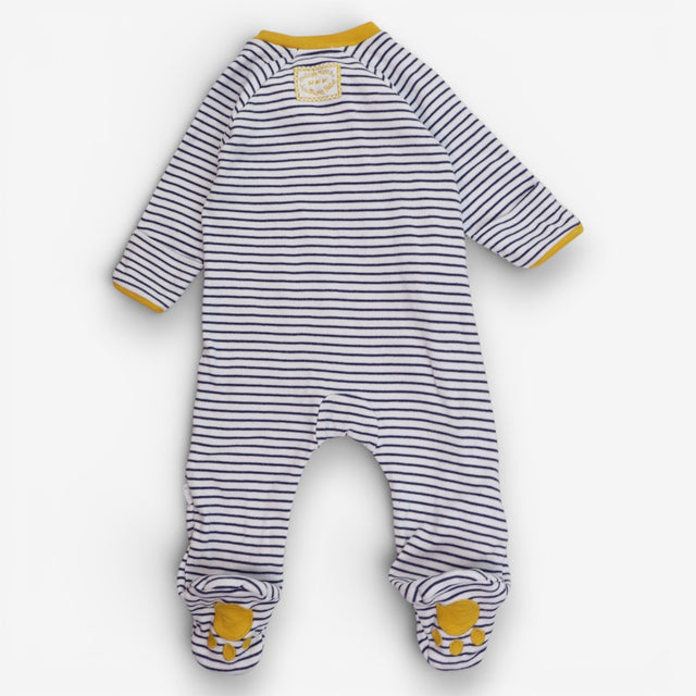 Sleepsuit Navy Stripe 'Unbearably cute'