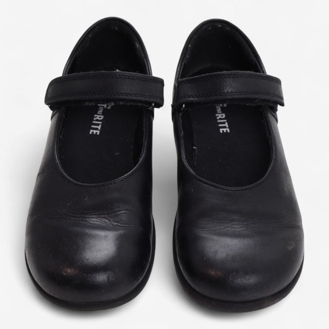 School Shoes Black Velcro Strap