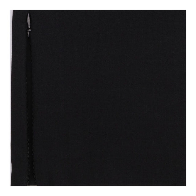 Trousers Black Slim Leg Tailored Zip Hem Smart