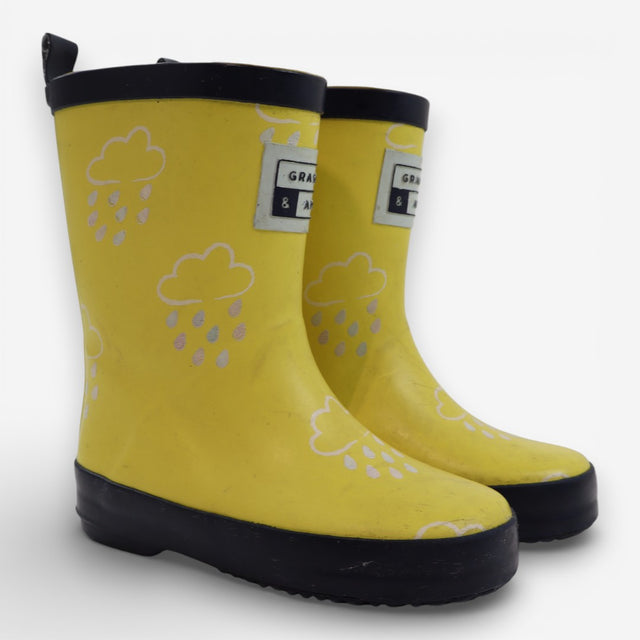 Wellies Yellow Clouds