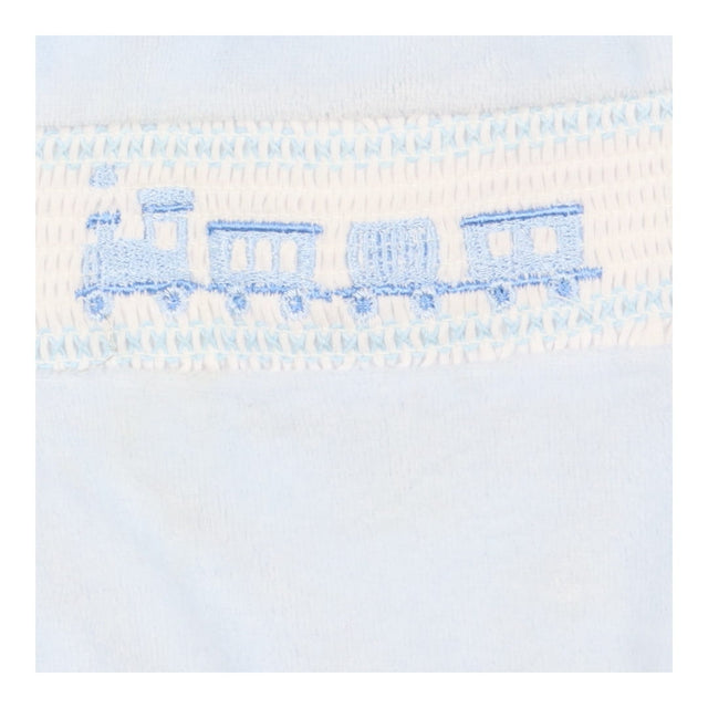 Blue Train Sleepsuit - Rock A Bye Baby Boutique