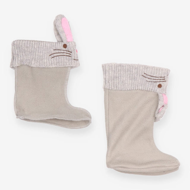 Welly liners grey rabbits