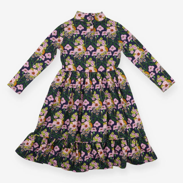 The Middle Daughter dress long sleeve navy floral