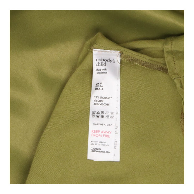 Khaki Satin Slip Skirt | Sustainable Maxi Skirt