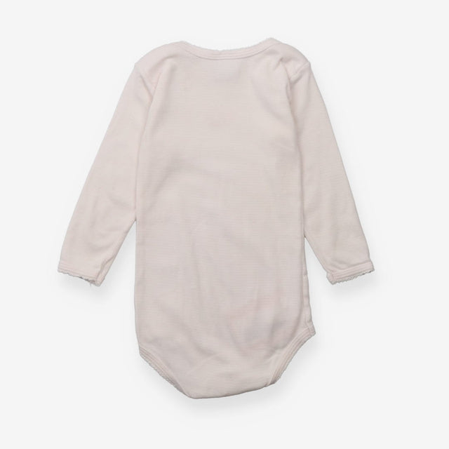 Bodysuit Light Pink and White Strip with one Pink