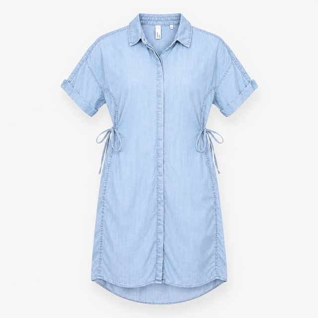 Dress Light Blue Lyocell Denim Shirt