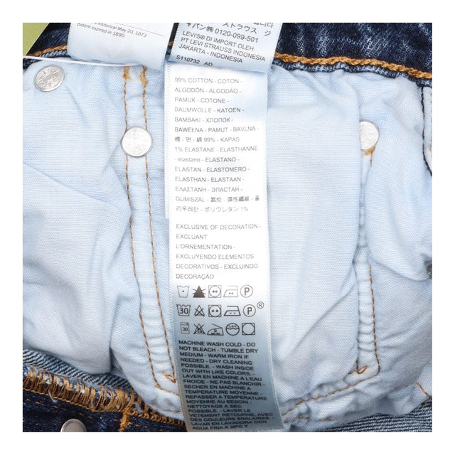 Levi's 501 Original Dark Wash Button Fly Denim Sho