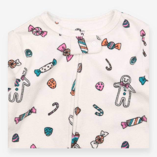Sleepsuit white festive