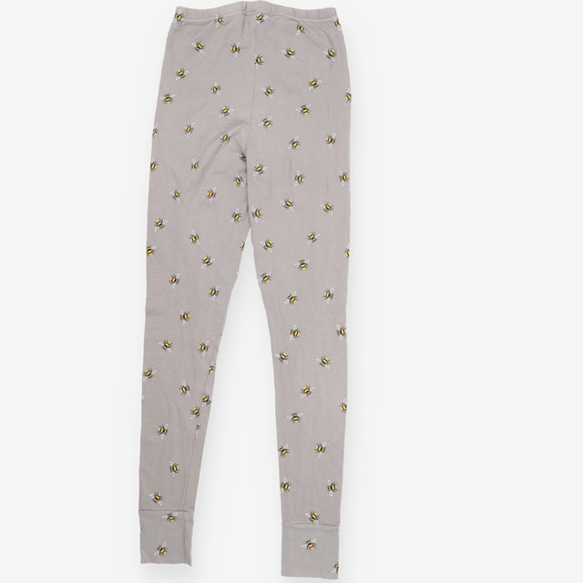 Grey Bee Print Leggings