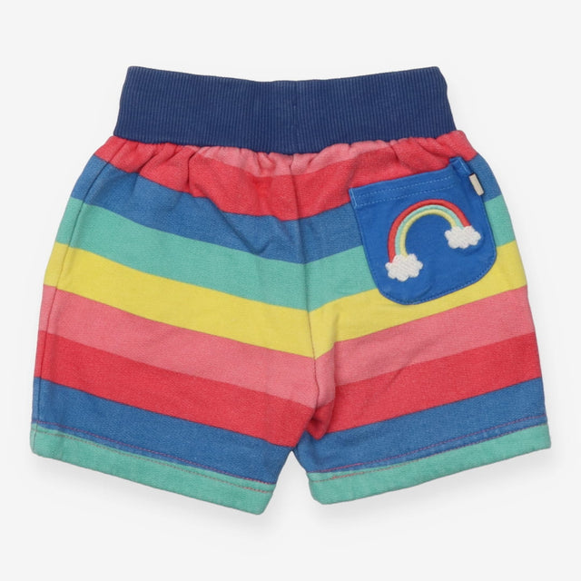 Shorts pastel stripe rainbow pocket