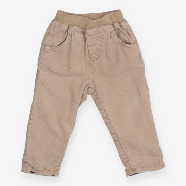 Trousers Cord Cream Pull On