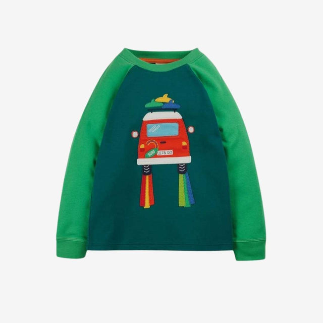 Jake applique t-shirt jurassic coast camping