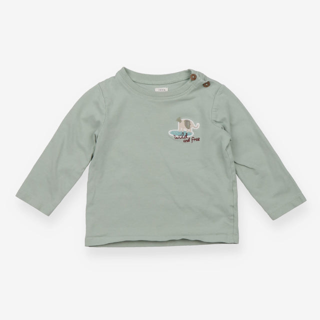 Green Wild and Free Long Sleeve