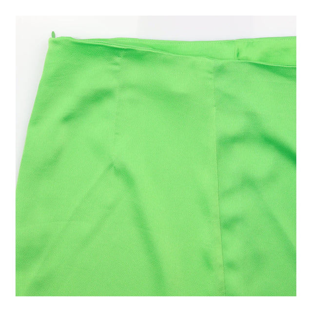 Midi Skirt Satin Slip Green