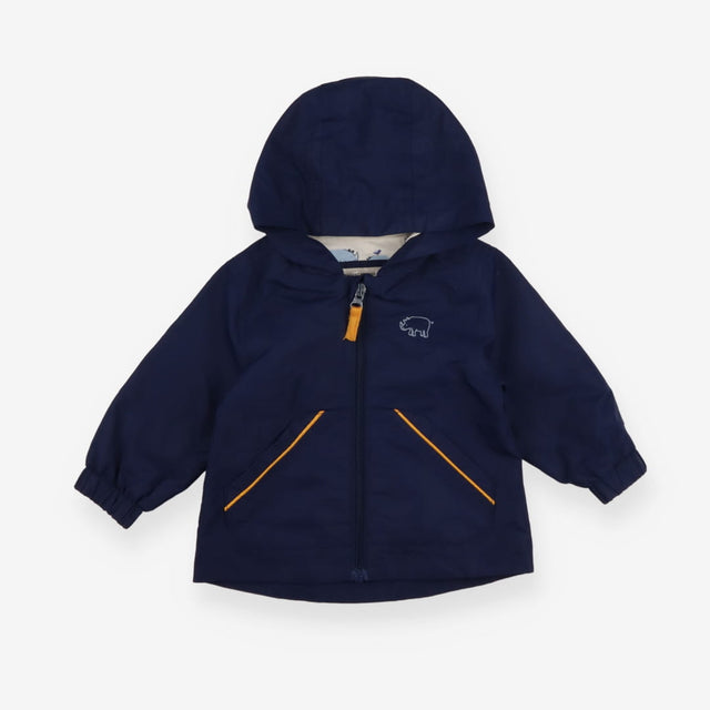 Raincoat navy rhino lining