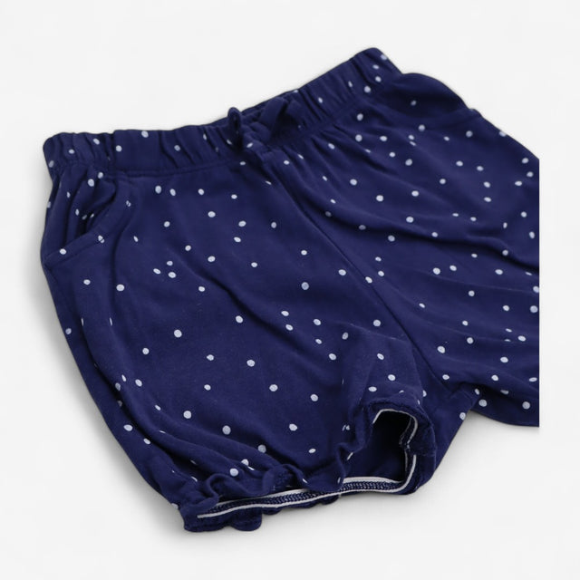 Blue Polkadot Bubble Shorts