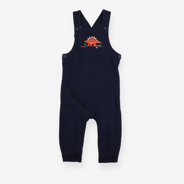 Dungaree navy dinosaur