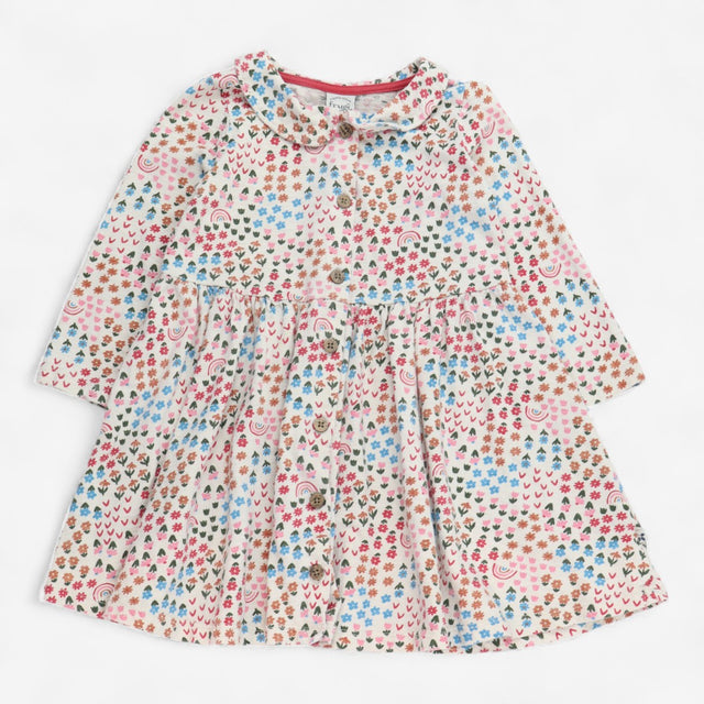 Flower Garden Button Up Dress