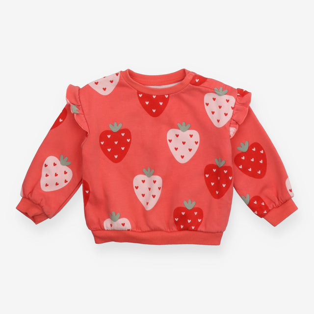 Pink Strawberries Sweater