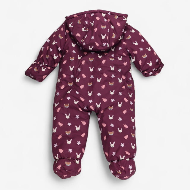 Bunny & Fox Pramsuit Fleece Lined