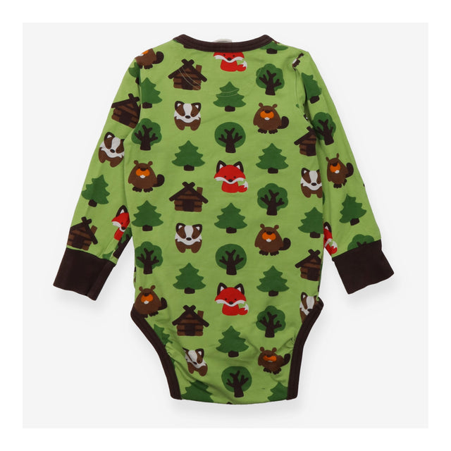 Bodysuit Green and Brown Woodland Theme