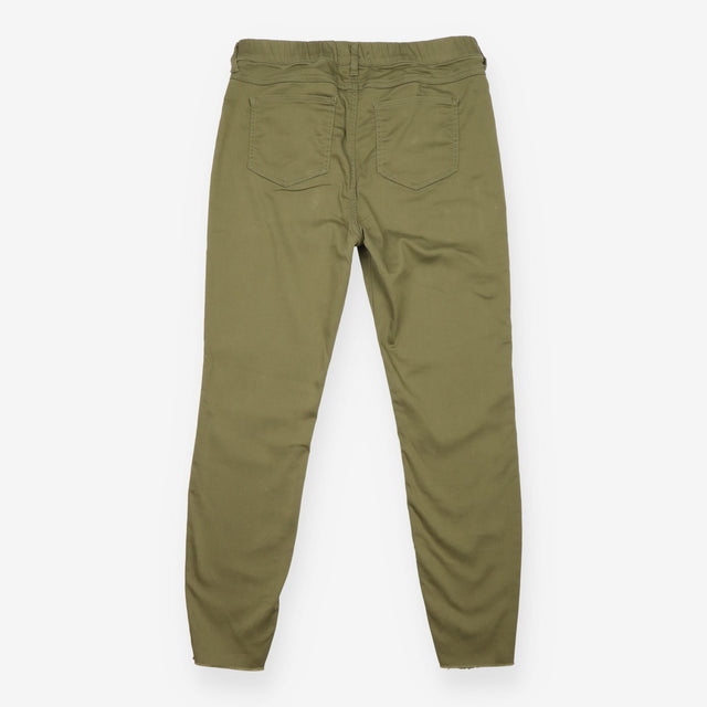 Jeggings Olive Green Slim Leg Stretch Trousers