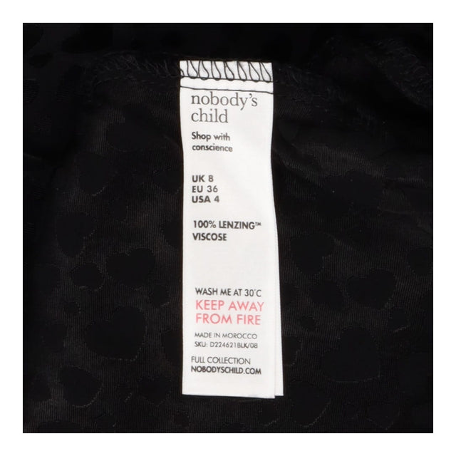 Black Heart Jacquard Midi Dress | Sustainable